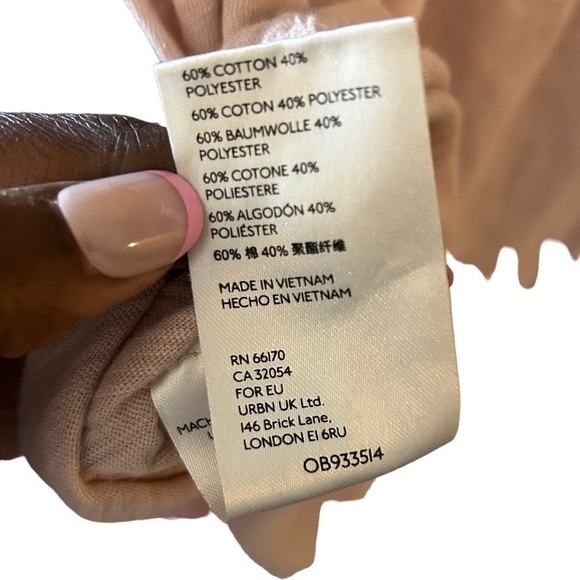 Free People Betty Long Sleeve Misty Pink Size Small - Picture 7 of 8